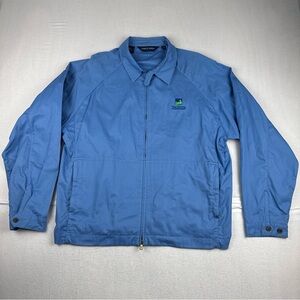 VTG Polo Golf Wachovia Championship Blue Golf Full Zip Jacket XL Classic Banking